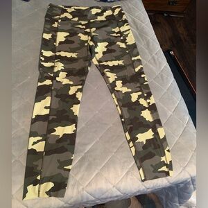 lululemon athletica Camo Leggings in Olive, Tan & Black